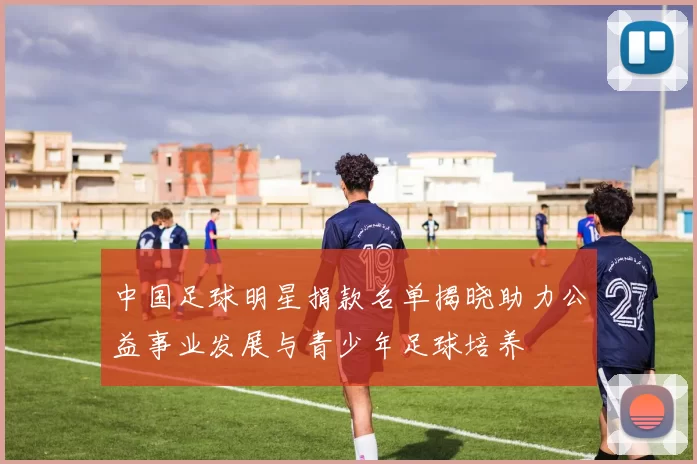中国足球明星捐款名单揭晓助力公益事业发展与青少年足球培养